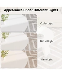 gaomon Round Wood Coffee Tables for Living Room,Circle Coffee Table,for Apartment, Easy Assembly