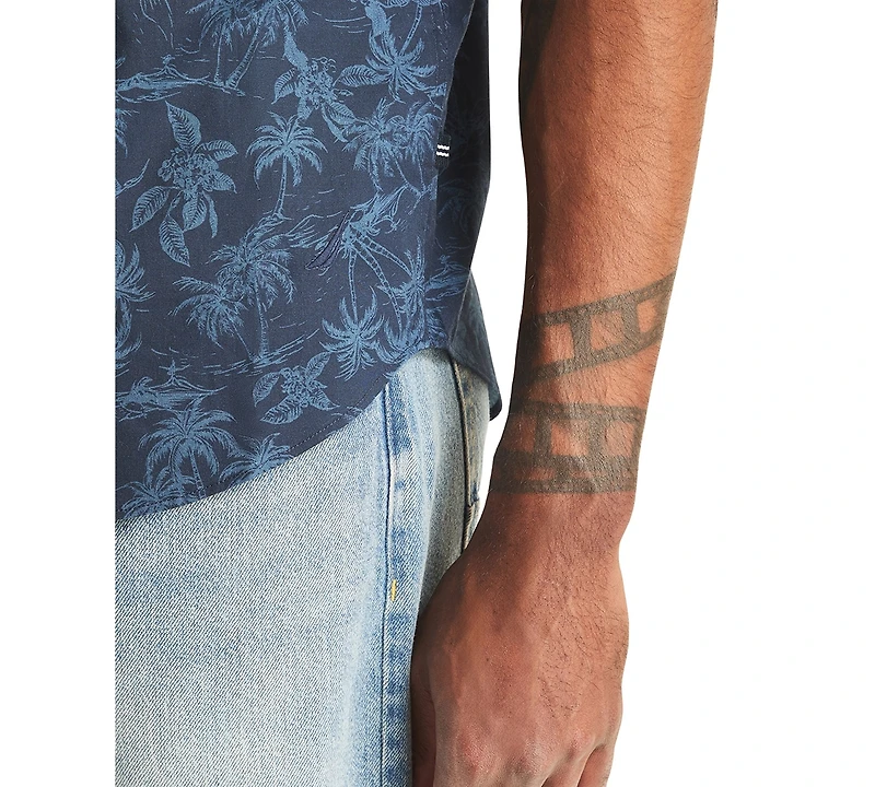Nautica Men's Short-Sleeve Printed Shirt