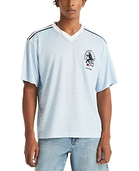 Nautica Men's Shadow Printed Birdseye V-Neck T-Shirt