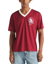 Nautica Men's Shadow Printed Birdseye V-Neck T-Shirt