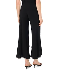 Msk Petite Rhinestone Detail Pull-On Pants