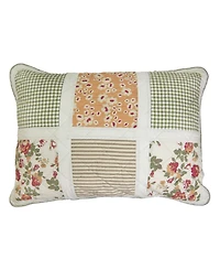 Donna Sharp Peach Rose Cotton 3-Pc. Quilt Set, Queen