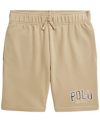 Polo Ralph Lauren Boys' 8-20 Madras-Logo French Terry Shorts