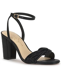 Jessica Simpson Women's Sienea Rhinestone Knot Dress Sandals