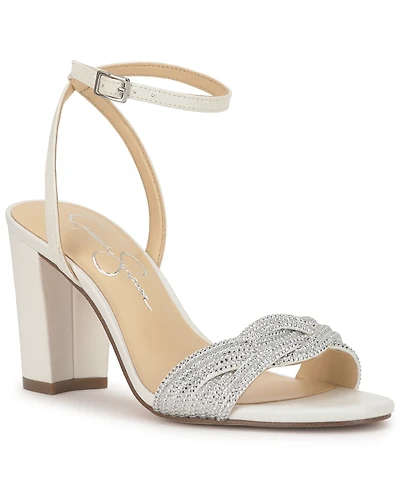 Jessica Simpson Women's Sienea Rhinestone Knot Dress Sandals