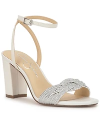 Jessica Simpson Women's Sienea Rhinestone Knot Dress Sandals