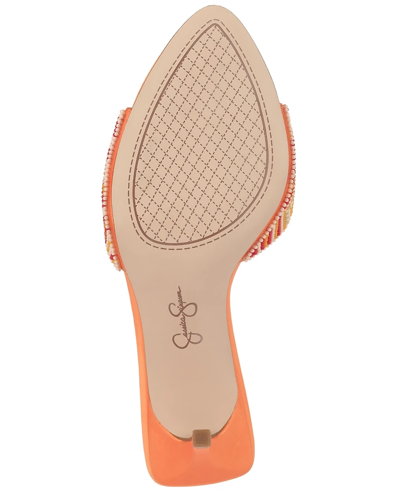 Jessica Simpson Women's Dravie Beaded Stiletto Sandals