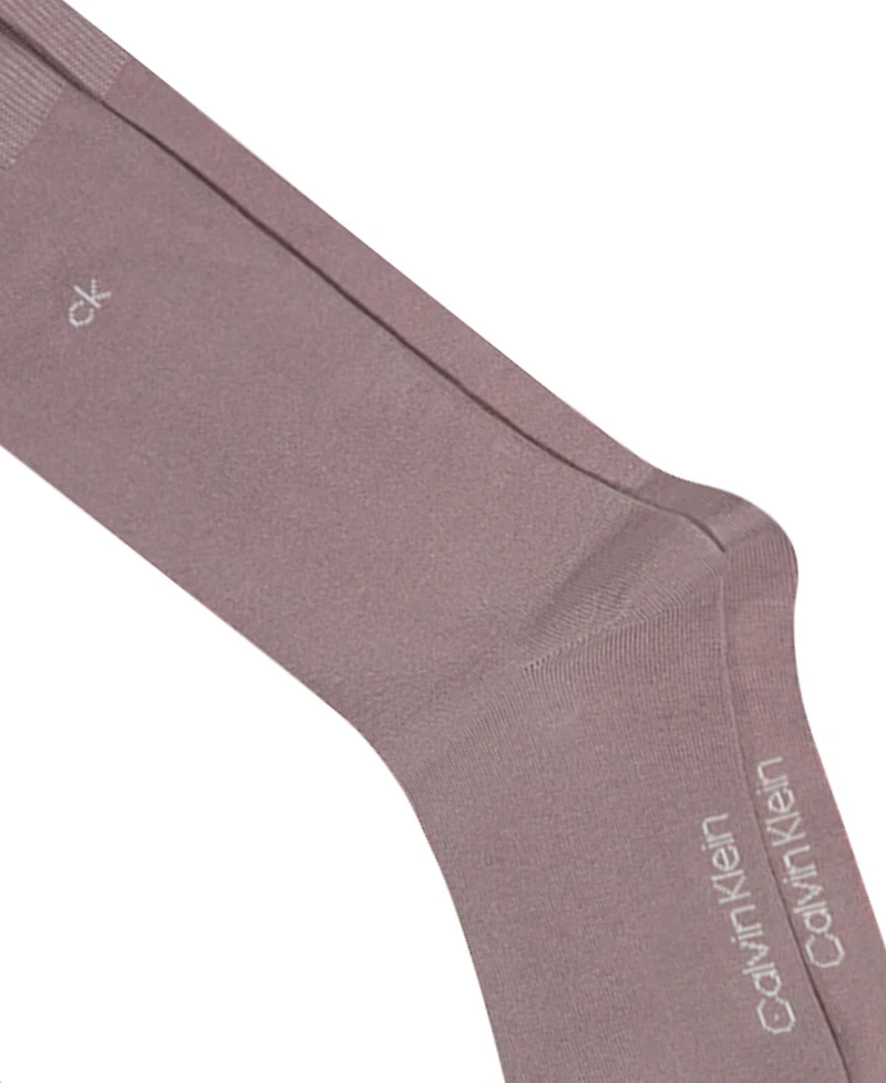 Calvin Klein Men's Cotton Dress Crew Socks