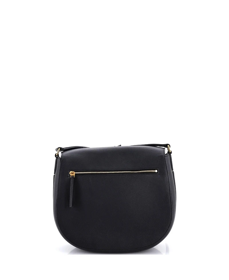 Pre-Owned Celine Medium Trotteur Crossbody Bag Grainy Leather