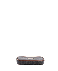 Pre-Owned Celine Small Cuir Triomphe Camera Shoulder Bag Triomphe Coated Canvas with Leather