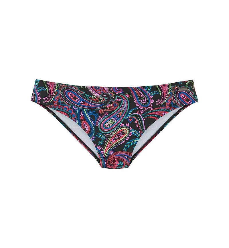 Lascana Women's Paisley Print Classic Bikini Swimsuit Bottom