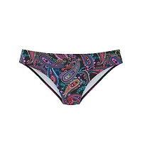 Lascana Women's Paisley Print Classic Bikini Swimsuit Bottom