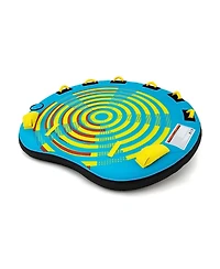 Hongge 3 Person Inflatable Boat Tube Towable Platform with Double Valves