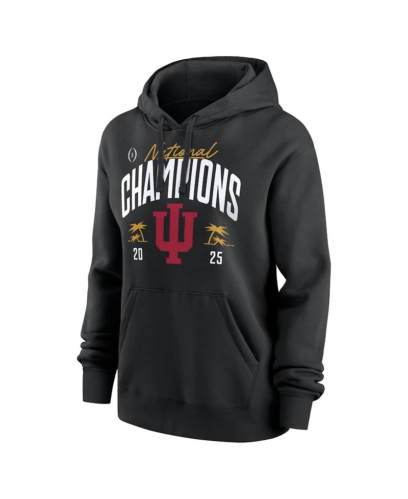 Nike Women's Black Indiana Hoosiers College Football Playoff 2025 National Champions Locker Room Hoodie