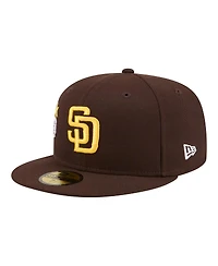 New Era Men's Brown San Diego Padres City Patch 59FIFTY Fitted Hat