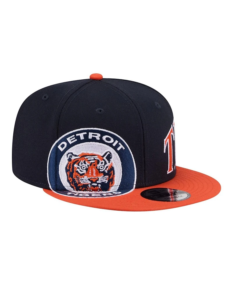 New Era Men's Navy/Orange Detroit Tigers Stretched Two-Tone 9FIFTY Adjustable Hat