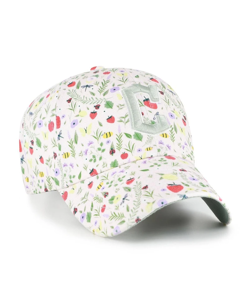 '47 Brand Big Girls Light Pink Cleveland Guardians Posey Clean Up Adjustable Hat