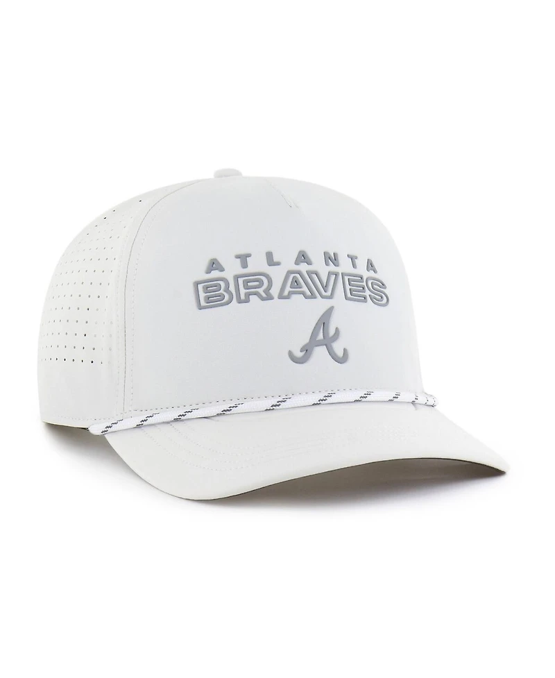 '47 Brand Men's White Atlanta Braves Forward Vault Hitch Adjustable Hat