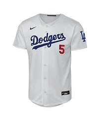 Nike Big Boys and Girls Freddie Freeman White Los Angeles Dodgers Home Stadium Jersey