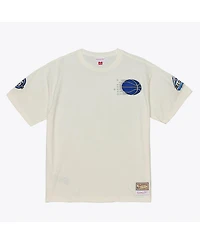 Mitchell & Ness Men's Cream Orlando Magic Hardwood Classics Chainstitch Premium T-Shirt