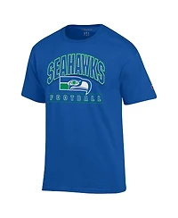 Champion Men's Royal Seattle Seahawks Jersey T-Shirt