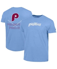 Champion Men's Light Blue Philadelphia Phillies Tri-Blend T-Shirt