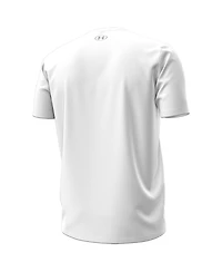 Under Armour Men's Wisconsin Badgers White Out HeatGear T-Shirt