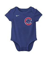 Nike Baby Boys and Girls Pete Crow-Armstrong Royal Chicago Cubs Name Number Bodysuit