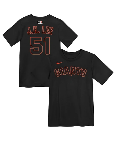 Nike Preschool Jung Hoo Lee Black San Francisco Giants Name Number T-Shirt