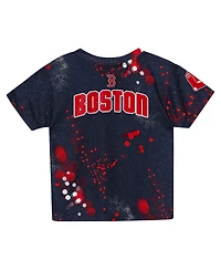 Outerstuff Toddler 2-Piece Navy Boston Red Sox Pinch Hitter T-Shirt and Shorts Set