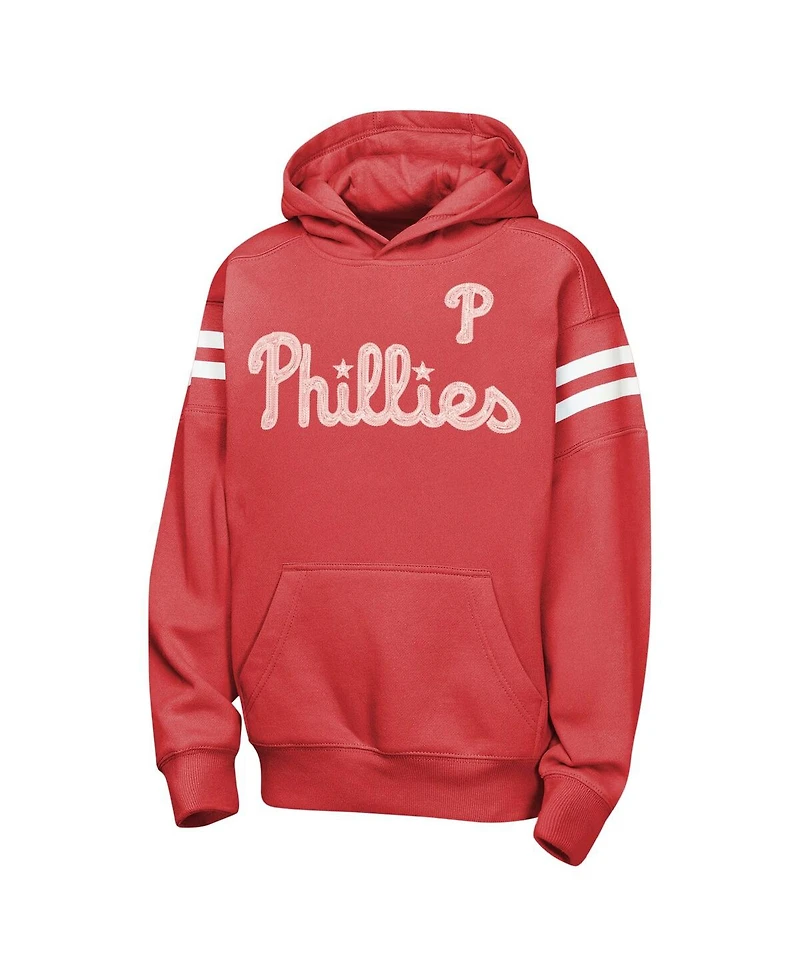 Outerstuff Big Boys and Girls Red Philadelphia Phillies Welcome Team Hoodie