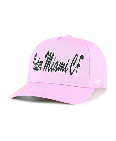 '47 Brand Men's Pink Inter Miami Cf Brushmark Hitch Adjustable Hat