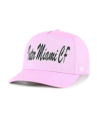 '47 Brand Men's Pink Inter Miami Cf Brushmark Hitch Adjustable Hat