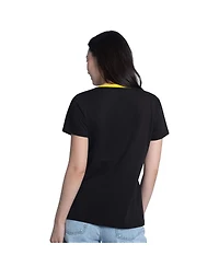 G-iii 4Her by Carl Banks Women's Black Ryan Blaney Best Team V-Neck T-Shirt