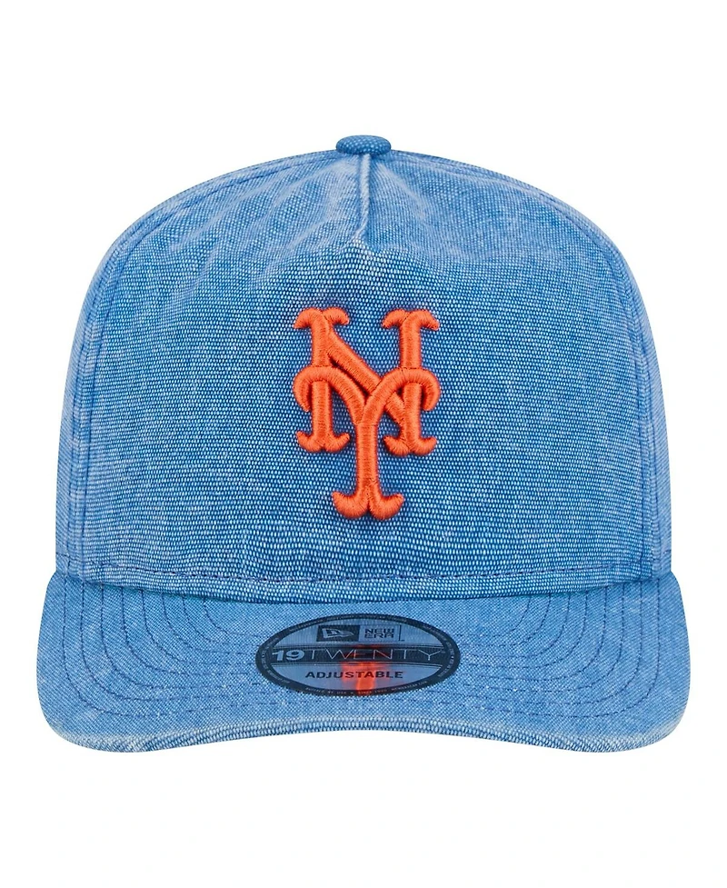 New Era Men's Royal New York Mets Denim Classic 19TWENTY Adjustable Hat