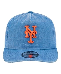 New Era Men's Royal New York Mets Denim Classic 19TWENTY Adjustable Hat