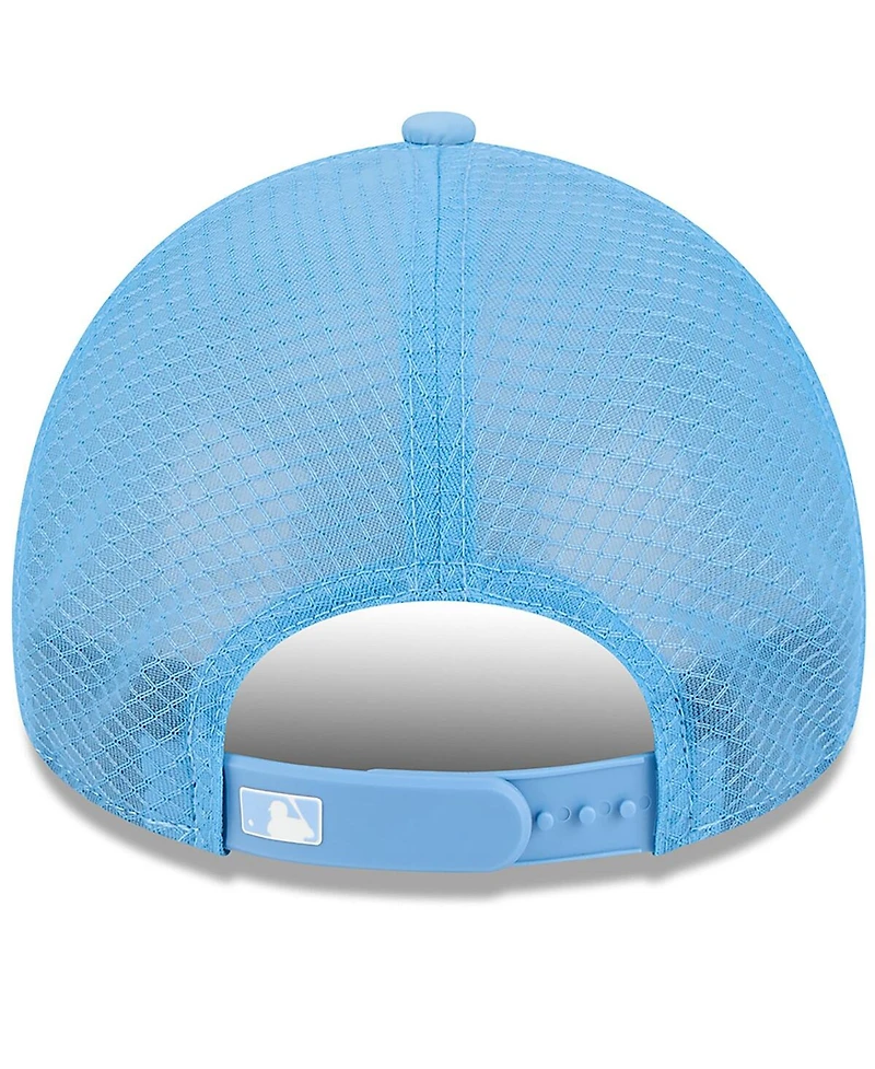 New Era Men's Light Blue Chicago Cubs 2026 Batting Practice Alternate Apex 9FORTY Adjustable Hat