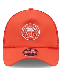 New Era Men's Orange Houston Astros 2026 Batting Practice Alternate Apex 9FORTY Adjustable Hat