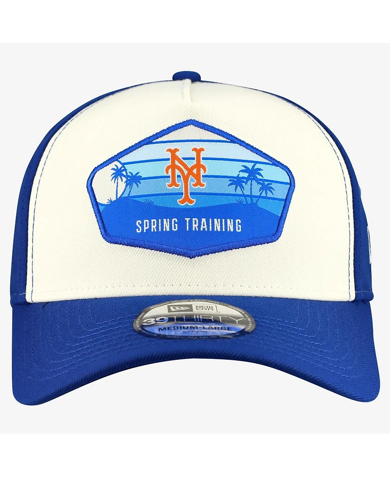 New Era Men's Stone York Mets 2026 Spring Training Fan Pack Gradient 39THIRTY Flex Hat