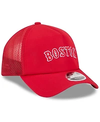 New Era Men's Red Boston Red Sox 2026 Batting Practice Alternate Apex 9FORTY Adjustable Hat