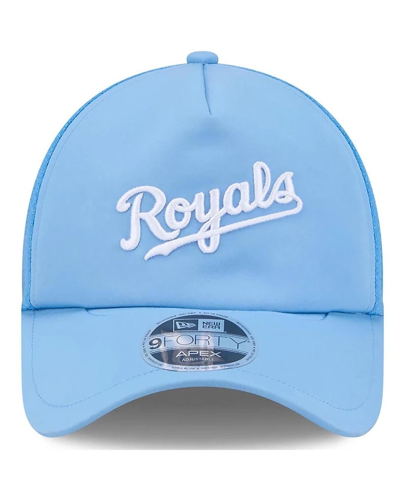 New Era Men's Light Blue Kansas City Royals 2026 Batting Practice Alternate Apex 9FORTY Adjustable Hat