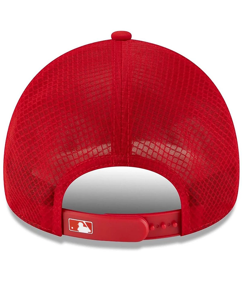 New Era Men's Red St. Louis Cardinals 2026 Batting Practice Alternate Apex 9FORTY Adjustable Hat