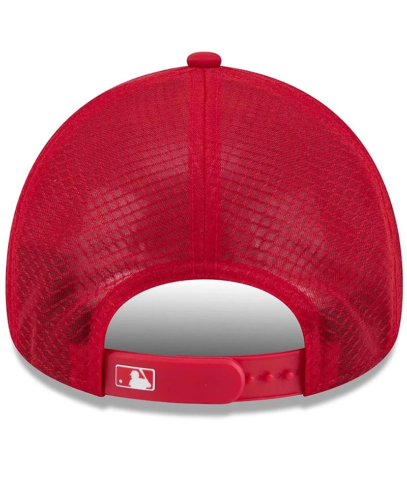 New Era Men's Red Washington Nationals 2026 Batting Practice Alternate Apex 9FORTY Adjustable Hat