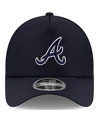 New Era Men's Navy Atlanta Braves 2026 Batting Practice Apex 9FORTY Adjustable Trucker Hat