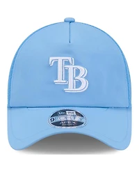 New Era Men's Light Blue Tampa Bay Rays 2026 Batting Practice Apex 9FORTY Adjustable Trucker Hat