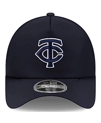 New Era Men's Navy Minnesota Twins 2026 Batting Practice Apex 9FORTY Adjustable Trucker Hat