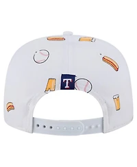 New Era Men's White Texas Rangers Team Cheer Rope 19TWENTY Adjustable Hat