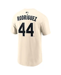 Nike Men's Julio Rodriguez Natural Seattle Mariners Name Number T-Shirt