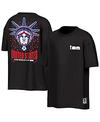 Outerstuff Men's Black Usmnt Fifa World Cup 2026 Rally Oversized 2-Hit T-Shirt