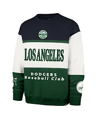 47 Brand Men's Green Los Angeles Dodgers Tee Up Maximalist Fleece Sweatshirt